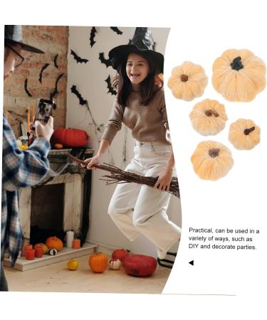 Ciieeo 15 Pcs Flannel Foam Pumpkin Fall Pumpkin Decor Fall Garlands for Jack o Lantern Foam Jack o Lantern Outdoor Decor Fall Home Decor Small Craft Pumpkins Faux Pumpkins Bracelet Mini - Buy Online on GoSupps.com