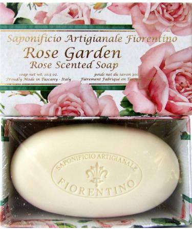 Rose Garden Scented Italian Soap 10.5 ounces