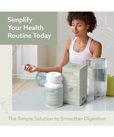 SIMPLEME Colon Cleanse Detox - Natural Relief for Constipation & Bloating - 30-Day Gut Support for Weight Management - 30 Capsules - Buy Online on GoSupps.com