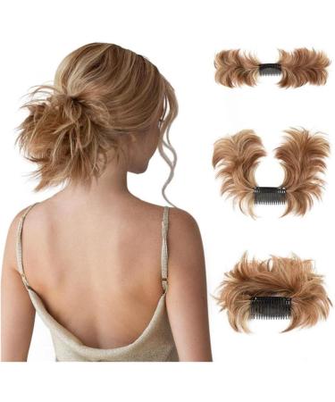 Hair Bun Hairpiece for Women Messy Bun Hair Clip Easy-to-use Claw Clip Hairpiece Versatile Hairstyles Fluffy Wig for Thin or Thick Hair Hair Chignons(Dark Brown) - Buy Online on GoSupps.com