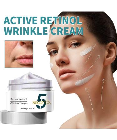 5 Seconds Retinol Anti-Wrinkle Cream Firming Face Cream Retinol Face Cream 5 Seconds Anti Wrinkle Face Cream Instant Wrinkle Remover Rapid Wrinkle Repair Cream Anti-Aging Eye Bags Remove 30g - Buy Online on GoSupps.com