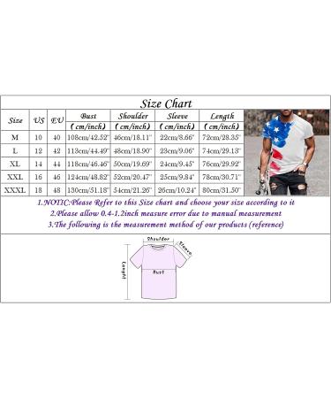 HDDK 4th of July Soldier Short Sleeve T-shirt | Independence Day Patriotic Tee - Red X-Large - Buy Online on GoSupps.com