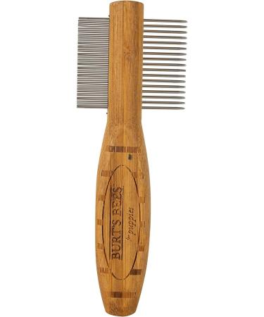 Burt's Bees for Puppies Double Sided Comb | 2-in-1 Grooming Tool for Puppies & Small Dogs | Dog Comb Removes Fleas & Flea Eggs Comfortably and Safely for All Dogs Gold 1 - Pack Double Sided Comb - Buy Online on GoSupps.com
