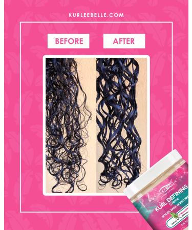 Kurlee Belle Kurl Defining Creme 8oz - Define and Enhance Your Curls - Buy Online on GoSupps.com