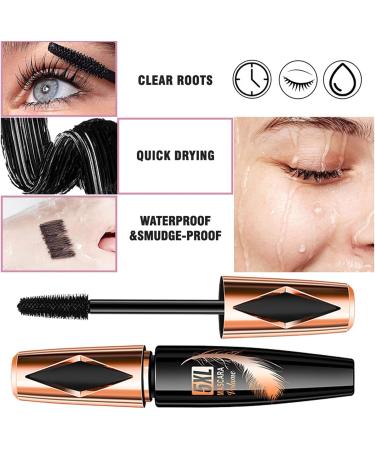 Waterproof mascara makeup mascara for women | Smudge-proof waterproof mascara - Soft clump-free mascara for natural-looking lashes and plumped-up eyes - Buy Online on GoSupps.com