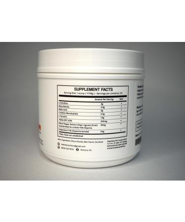 Intents Nutrition Pre workout - Stim Free Caffeine Free Energy Endurance Focus Strength - Buy Online on GoSupps.com