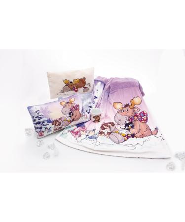 Nici 49330 Cosy Winter Pillows 43x25cm | Sustainable Fluffy Cushion for Kids & Animal Lovers | Perfect for Home Kindergarten & Travel - Buy Online on GoSupps.com