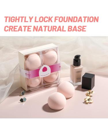 BS-MALL Cloud Makeup Sponge Set - Pack of 4, Latex-Free Blender for Flawless Liquid and Cream Foundation Application - Buy Online on GoSupps.com