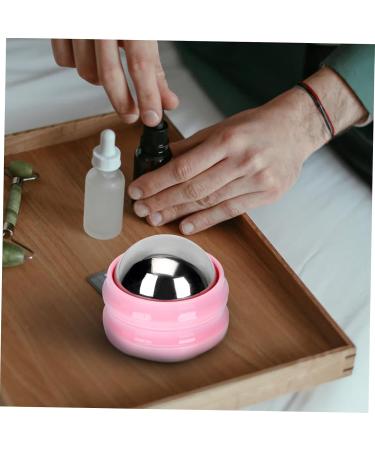 Minkissy Roller Massage Ball - Facial Massager Mini Globe Face Roller Stainless Steel Manual Massage Tool | 6.5x6.5cm Multiple Colors Available - Best for Skincare & Relaxation - Buy Online on GoSupps.com