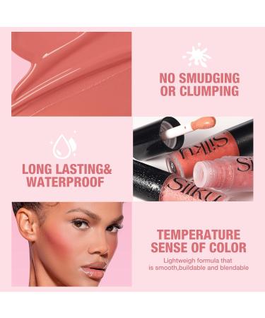 Liquid Blush Soft Cream Blush for Cheeks Natural-Looking Matte Makeup Blush Stick Long-lasting Dewy Cheek Tint For High-pigment Color Moisturizing & Lightweight Blendable Face Blush Makeup (#01 1PC) #01 1 g (Pack of 1) - Buy Online on GoSupps.com