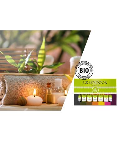 Greenendoor Vegan Massage Oil Tester Set - 175ml (7 x 25ml) | 100% Natural & Organic Cosmetics | Perfect Gift Box Experience - Buy Online on GoSupps.com