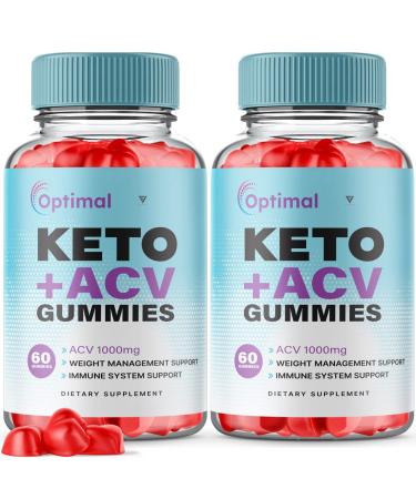 (2 Pack) Optimal Keto ACV Gummies Advanced Weight Loss Shark Plus Tank Optimal Keto+ACV Gummy Keto ACV Gummies Optimal Optima Max Keto Oprah Winfrey Optimol Apple Cider Vinegar AVC (120 Gummies)
