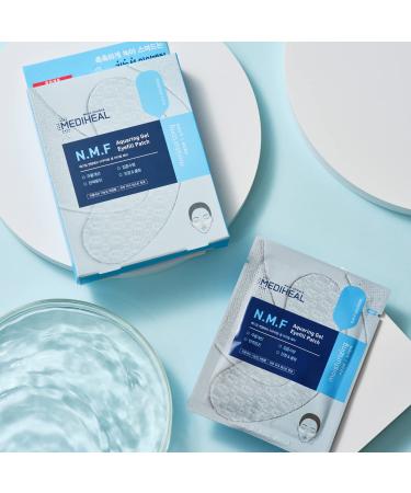Mediheal N.M.F Aquaring Gel Eye Fill Patch - 5 Pouch Anti-Wrinkle Under Eye Care Patches with NMF, Marine Collagen, and Ceramide for Intensive Moisturizing and Elasticity - Buy Online on GoSupps.com