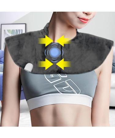 Virtcooy Heated Neck & Shoulder Pillow | Adjustable Temperature Skin-Friendly Wraps for Cramps | Comfortable Chest & Shoulder Warmer - Buy Online on GoSupps.com
