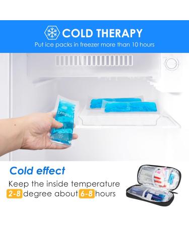 Youshares TSA Cooling Pack for Insulin - 4-Piece Mini Cooling Pack for Diabetics Travel Bag - Perfect for Medication Storage & Travel - Buy Online on GoSupps.com