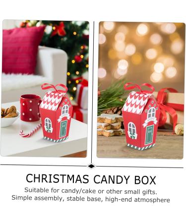 ifundom 20 Pcs Nougat Chocolate Christmas Sto Christmas Candy Bags Container Dessert Food 19.5x9.5x7cmx2pcs Redx2pcs - Buy Online on GoSupps.com