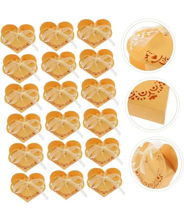Gatuida 50pcs Boxes Hollow Carton Gift Boxes Chocolates Gift Chocolate Gift Candy Gifts Wedding Favors Favor Boxes for Wedding Bridal Gift Candy Boxes Bride Set European Style Paper 1 count (Pack of 1) Golden - Buy Online on GoSupps.com