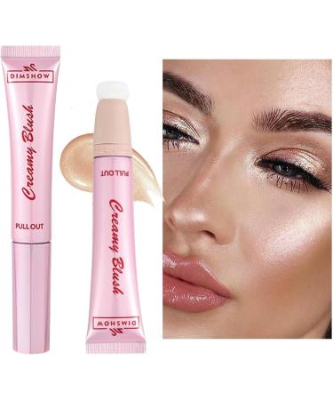 Cheek Highlighter Stick | Stick Makeup Pearlescent Eye Highlighter Stick With Sponge Head For Makeup Guanglu #07 - Buy Online on GoSupps.com
