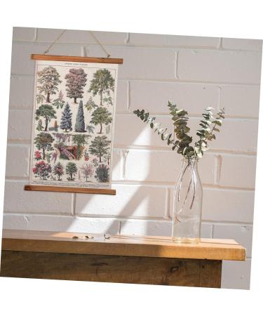 Zerodeko Decorative Scroll Scroll Painting Decorative Paintings Office Printing Farmhouse Decor Plant Sign 60x40cm Colorful - Buy Online on GoSupps.com