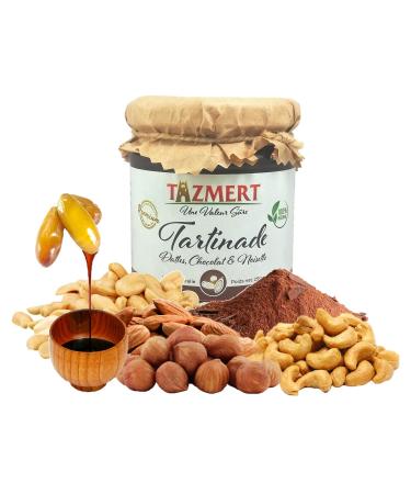 Natural Spread Date, Cocoa, Dried Fruits and Honey Jujube from GHARDAIA-ALGERIE Jar of 250 Grs Without any Additives or Preservatives