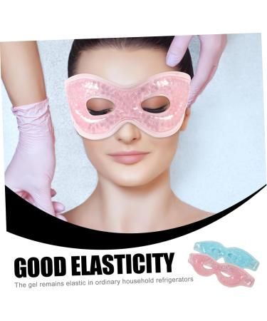 Minkissy Ice Gel Eye Pads - Portable Cooling Eye Masks for Under Eye Care | Super Soft Fabric | 2-Pack - Buy Online on GoSupps.com