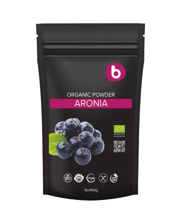 Natural Aronia Berry Powder - Black Chokeberry Superfood High in Anthocyanins & Polyphenols - Supports Immune System - Raw Chokeberries Superfood - Aronia Berries - Vegan Gluten-Free - 1lb 16 Ounce (Pack of 1)