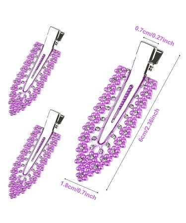 18 Pcs Rhinestone No Bend Hair Clips - Hair Barrettes for Women - Flat Diamond Clips for Styling, Makeup, and Face Washing - Buy Online on GoSupps.com
