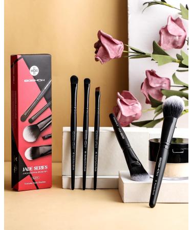 EIGSHOW 5-Piece Makeup Brush Set for Daily & Halloween Makeup - Jade Black - Buy Online on GoSupps.com