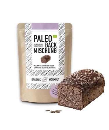 Paleo baking mix 300g pack |Bio |Bread Alternative gluten-free |Lower-Carb |Protein bread |Clean-eating |Fitness |Hef -free |Without cereals organic workout paleo 300 g (1 Pack) - Buy Online on GoSupps.com