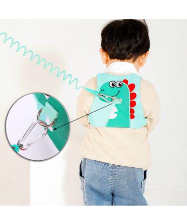 Green Toddler Leash & Anti-Lost Wrist Link for Baby Walking Safety | Boys/Girls Travel Harness - Buy Online on GoSupps.com