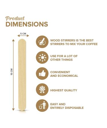 Rayson Wax Sticks 100pc - Large Wood Spatulas for Hair Removal and Body - Craft Applicators - Buy Online on GoSupps.com