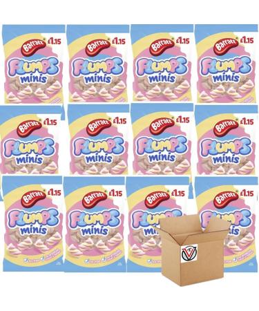 12 x VIMIX Flumps Minis Bag 120g 1.15 PMP(Full Box) - Vanilla Flavour Fluffy Mallow Twist - Buy Online on GoSupps.com