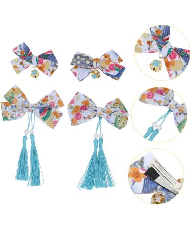 minkissy 2 Pairs Hairpin Ponytail Holder Gripper Girls Hair Bow Ties Festive Clips Antique Hair Clips Hair Catch Barrette Tassel Hair Accessories Elasticity Polyester Child China - Buy Online on GoSupps.com
