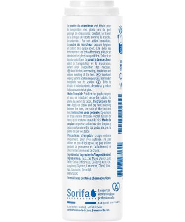SORIFA - Set of 3 Walker Powder Antiperspirant Absorbent Feet Reduces Sweating Eliminates Odors and Fungus No - Buy Online on GoSupps.com