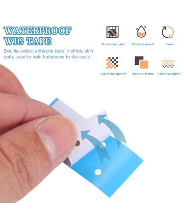 Beaupretty 36pcs Wig Adhesive Tape - Invisible Lace Front & Toupee Support for Hairpieces | International Shipping Available - Buy Online on GoSupps.com