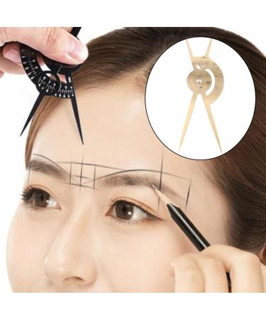 OIIBWQ Stainless Steel Eyebrow Ruler Eyebrow Ruler Eyebrow Ruler Permanent Eyebrow Measuring Tool Make Up Measuring Tool Gold - Buy Online on GoSupps.com