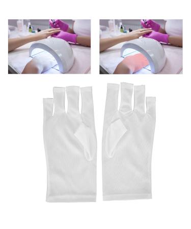 Buy Anti-UV Fingerless Nail Art Gloves - Protect Your Hands with LED Manicure UV Shield | International Shipping - Buy Online on GoSupps.com