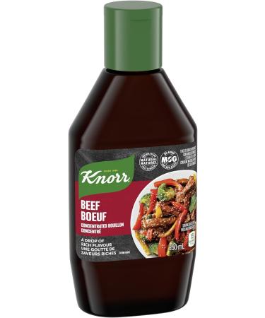 Knorr Concentrated Bouillon just a drop adds deep rich flavour Beef gluten free no added preservatives (pack of 4) Beef 250 ml (Pack of 4) - Buy Online on GoSupps.com