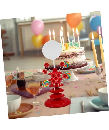 HOLIDYOYO pp lollipop holder desktop lollipop holder lollipops stand plastic lollipop rack red - Buy Online on GoSupps.com