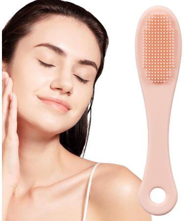 Silicone Facial Scrubber Handheld Gentle Face Cleansing Brush with Finger Cover - Space Saving Face Wash Brush for Travel Soft Face Cleansing Brush for Deep Cleansing Hersil Lotus Root Powder - Buy Online on GoSupps.com