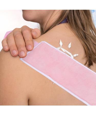 GALPADA Applicateur D'autobronzant Dos en Velours Rose Bande de Bronzage Longue et Pratique Outil de Bronzage Uniforme sans Taches pour Types de Peau Corps Indolore Soins Solaires - Buy Online on GoSupps.com