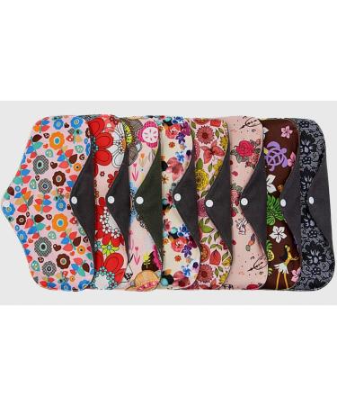 Artibetter Reusable Organic Bamboo Cloth Period Pads for Heavy Flow Protection - Washable & Leakproof (M11) - Buy Online on GoSupps.com