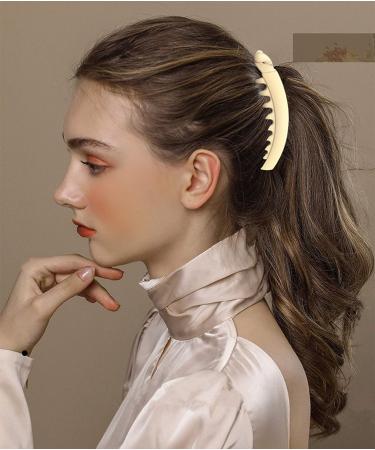 6-Piece Large Banana Hair Clips for Thick Hair - Non-Slip Ponytail Holder in 6 Mix Colors - Buy Online on GoSupps.com