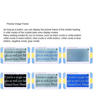 Electronic Reading Aid Digital Magnifier 15 Modes 4x-32x Unlimited Zoom 1080P30/720P60 Dual Lens for Reading Aids Senior Low Vision Inspection Handcraft Hobby - Buy Online on GoSupps.com