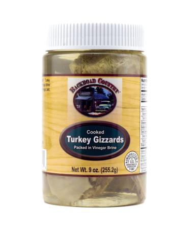 Backroad Country Cooked Turkey Gizzards, 9 Ounce Jar