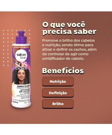 Salon Line SOS Curls Hair Treatment - Nourishing Curl Activator | 10.14 Fl Oz | Best for International Shipping - Buy Online on GoSupps.com