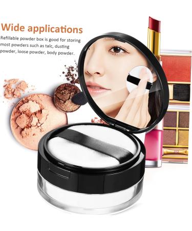 Mikinona 2pcs Powder Dispenser Plastic Travel Powder Containers Powder Container - Buy Online on GoSupps.com