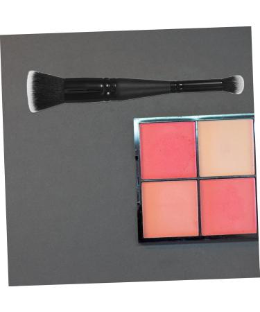 Healeved Double-ended Makeup Brush Blush Brush Face Brush Makeup Blending Brush Foundation Brush for Liquid Makeup Foundation Applicator Brush Facial Makeup Brush Powder Puff - Buy Online on GoSupps.com