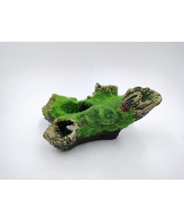 Buy Aquarium Rock Cave Decoration with Green Grass | Larnel Hide & Harz Accessories for Stunning Aquariums - Buy Online on GoSupps.com
