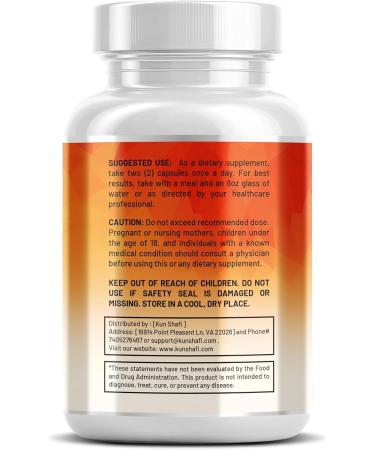 Kun Shafi Ceylon Cinnamon Complex with Berberine Apple Cider Vinegar Plus Bitter Melon Gymnema Ginseng Chromium & Turmeric Milk Thistle 60 Ct - Buy Online on GoSupps.com